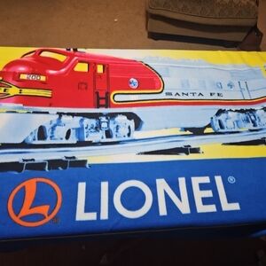 Lionel Train Themed Blanket